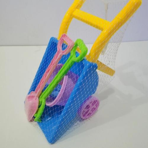 厂家直销沙滩玩具套装铲子夏日戏水玩沙工具幼儿园沙滩玩具手推车